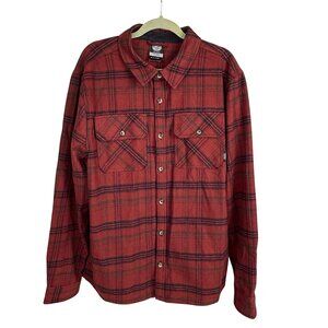 Colorado Clothing Men's Heavy Flannel Shirt/Jacket Red Plaid Size XL